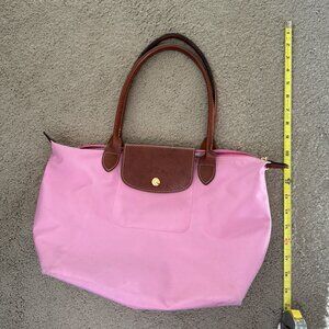 Longchamp Tote Pink Long Handles